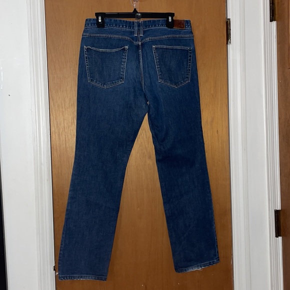 •MADEWELL•RAIL STRAIGHT DENIM JEANS SIZE 32 X 34. - Picture 3 of 10